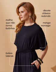 Vestido Gianina Preto