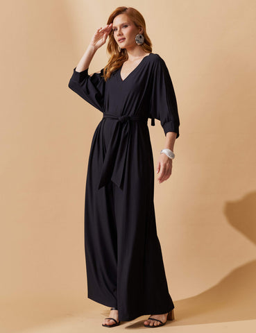 Macacão Marbella  Glora Preto