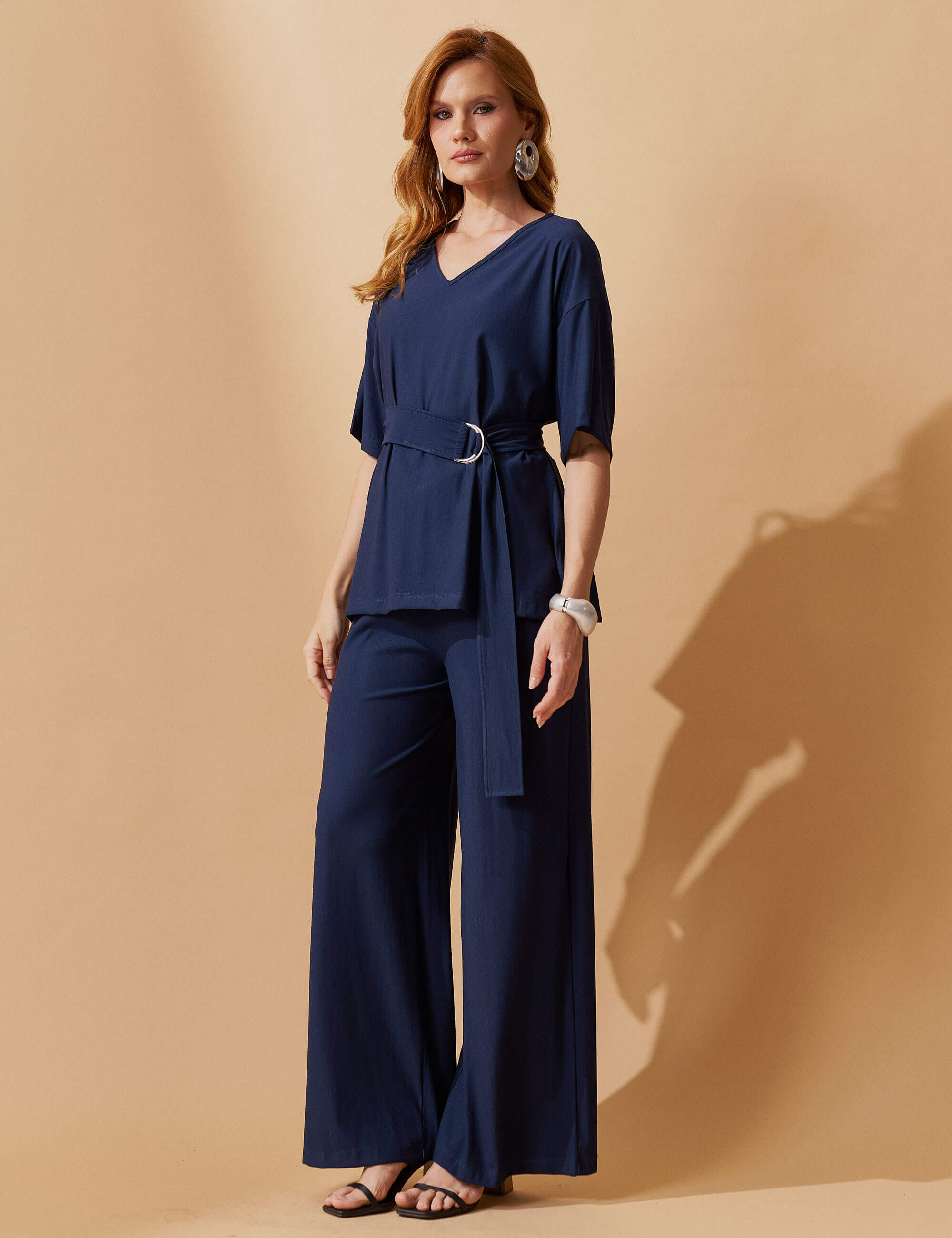 Conjunto Marbella Goldi Azul Marinho