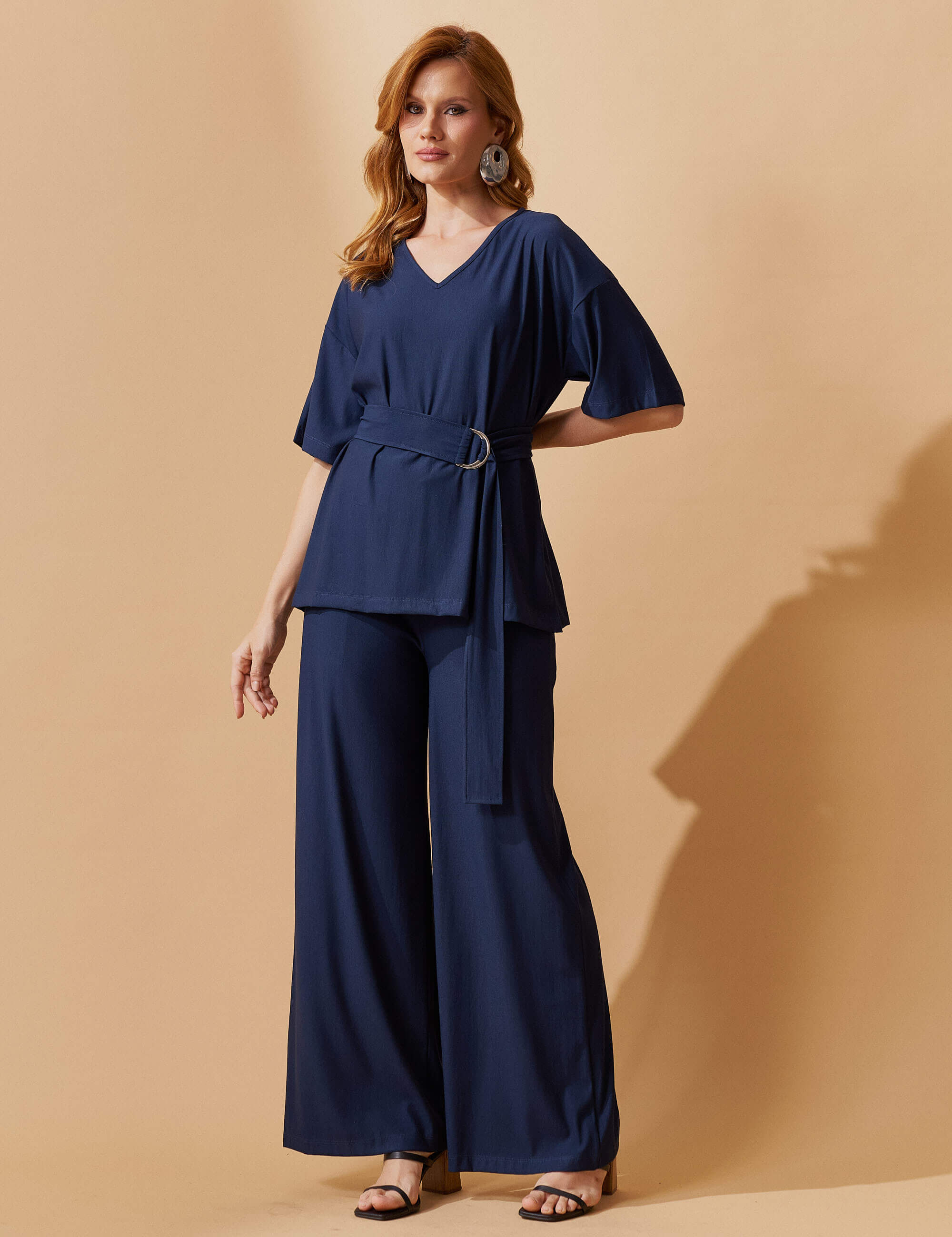 Conjunto Marbella Goldi Azul Marinho