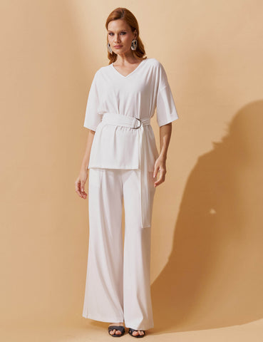 Conjunto Marbella Goldi Off White