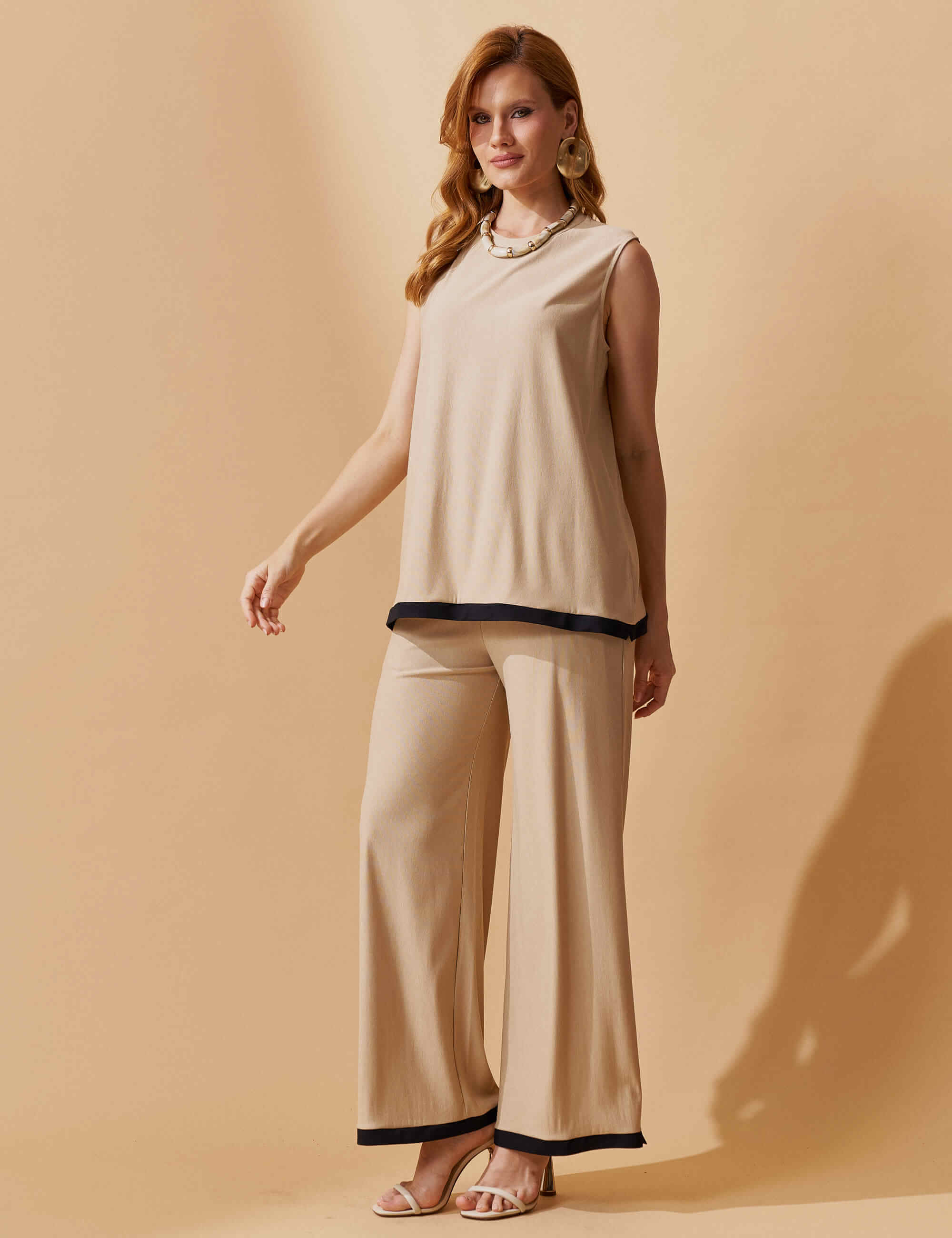 Conjunto Marbella Glenice Bege MPB