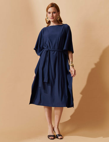 Vestido Marbella Gisela Azul Marinho