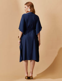 Vestido Marbella Gisela Azul Marinho