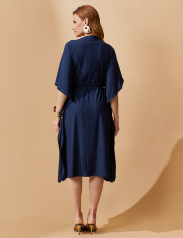 Vestido Marbella Gisela Azul Marinho