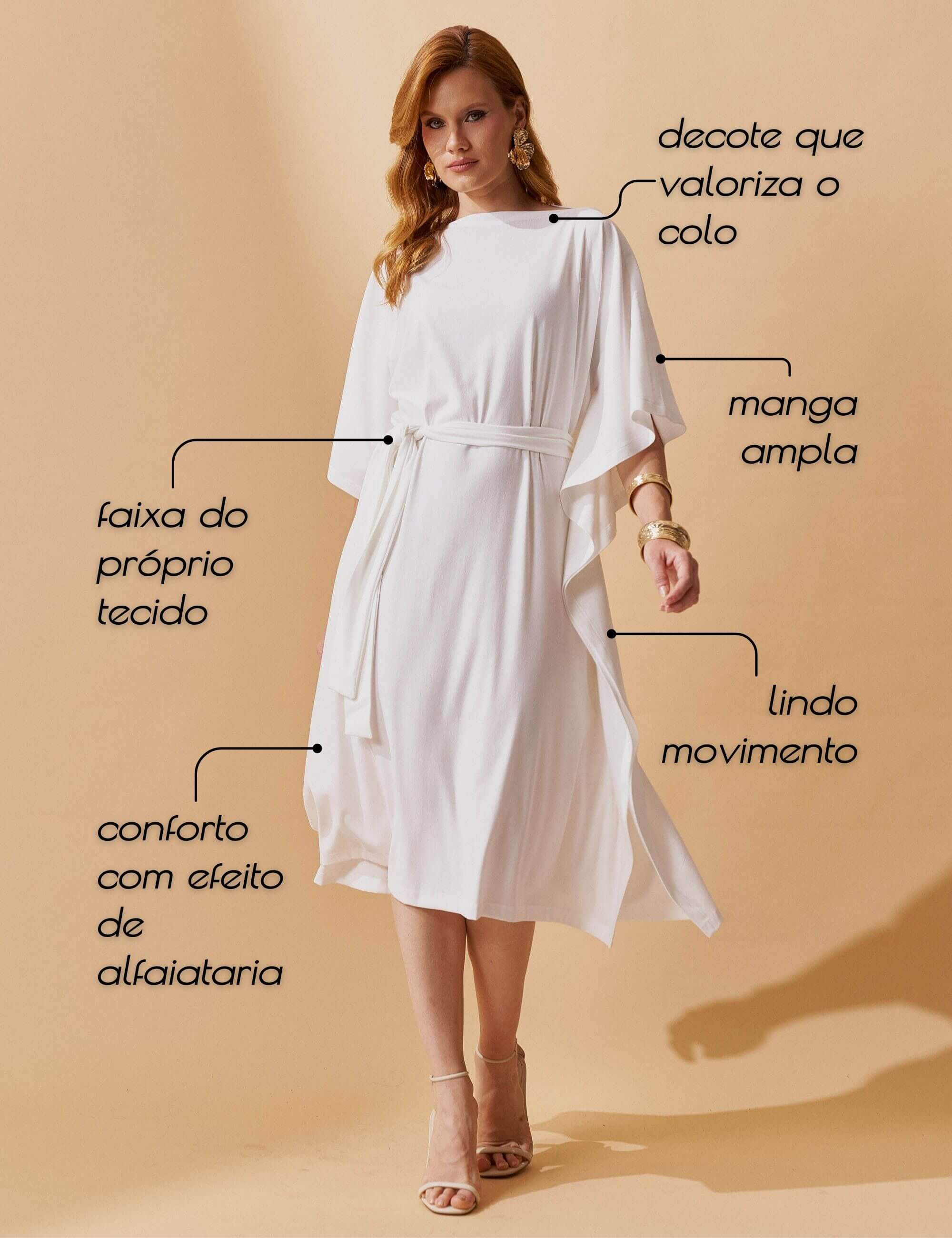 Vestido Marbella Gisela Off White