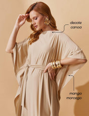 Vestido Marbella Gisela Bege MPB
