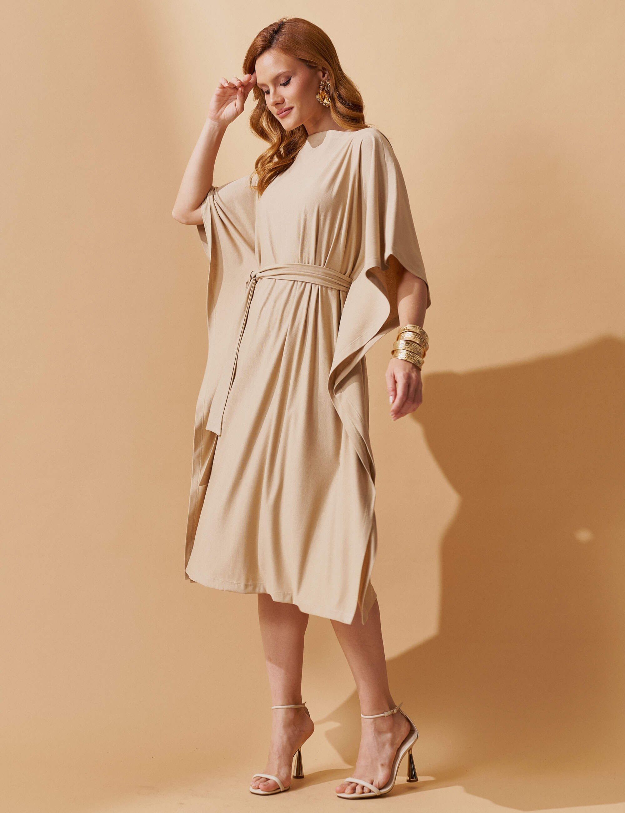 Vestido Marbella Gisela Bege MPB