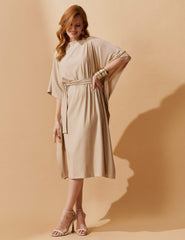 Vestido Marbella Gisela Bege MPB