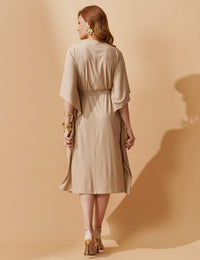Vestido Marbella Gisela Bege MPB