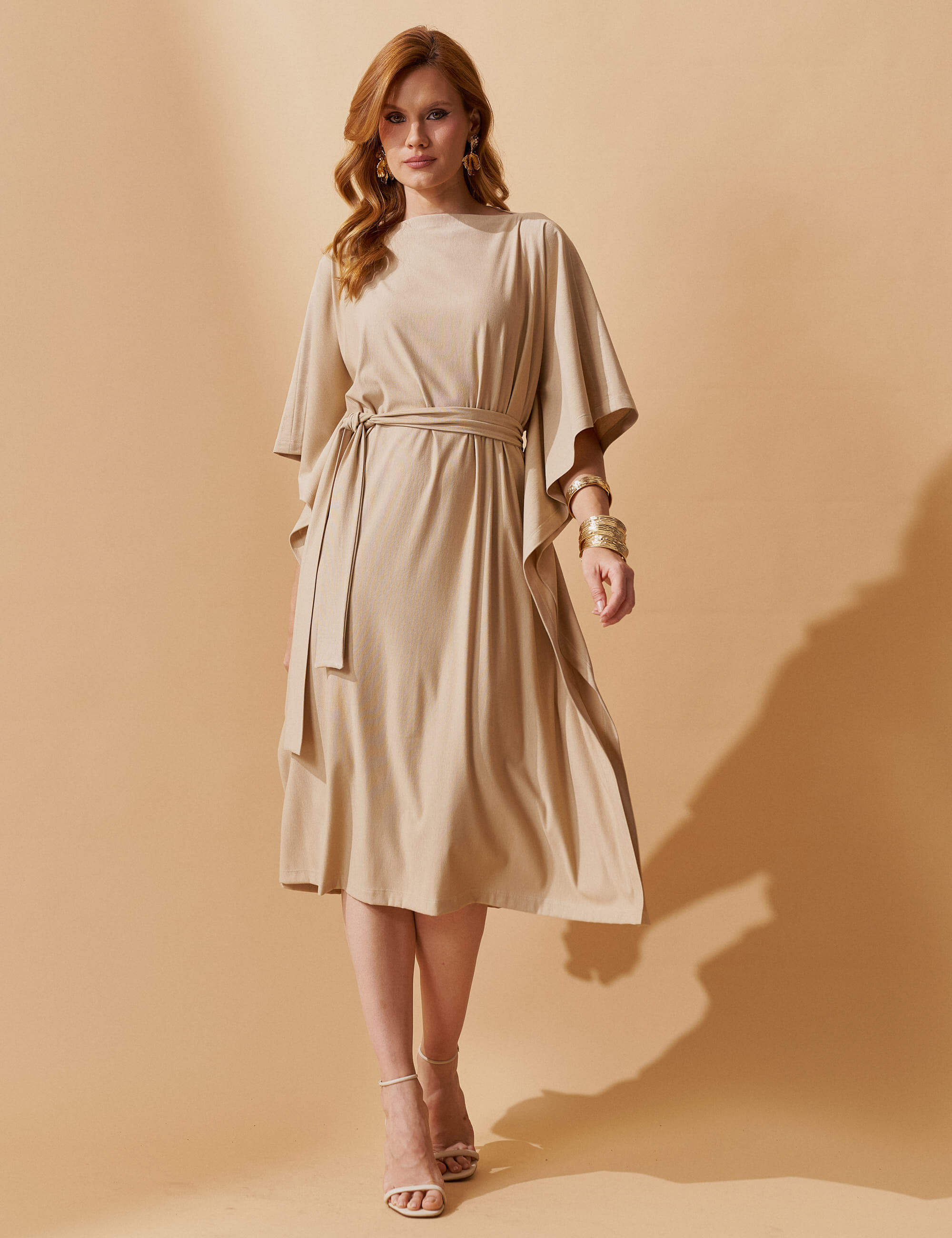 Vestido Marbella Gisela Bege MPB