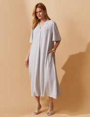 Vestido Vicenza Geralda Gelo