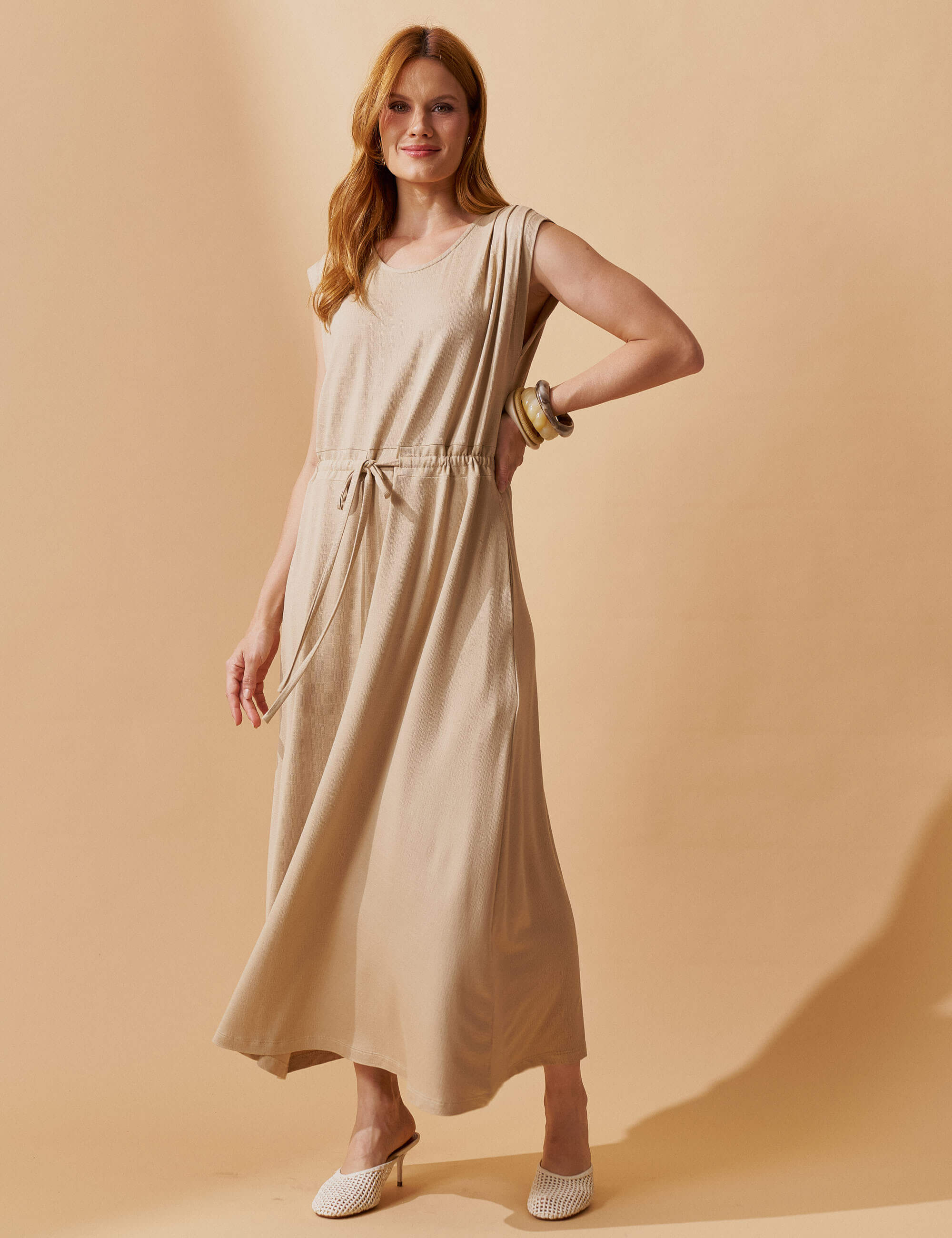 Vestido Vicenza Gione Bege MPB