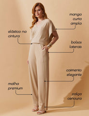 Conjunto Vicenza Glenda Bege MPB