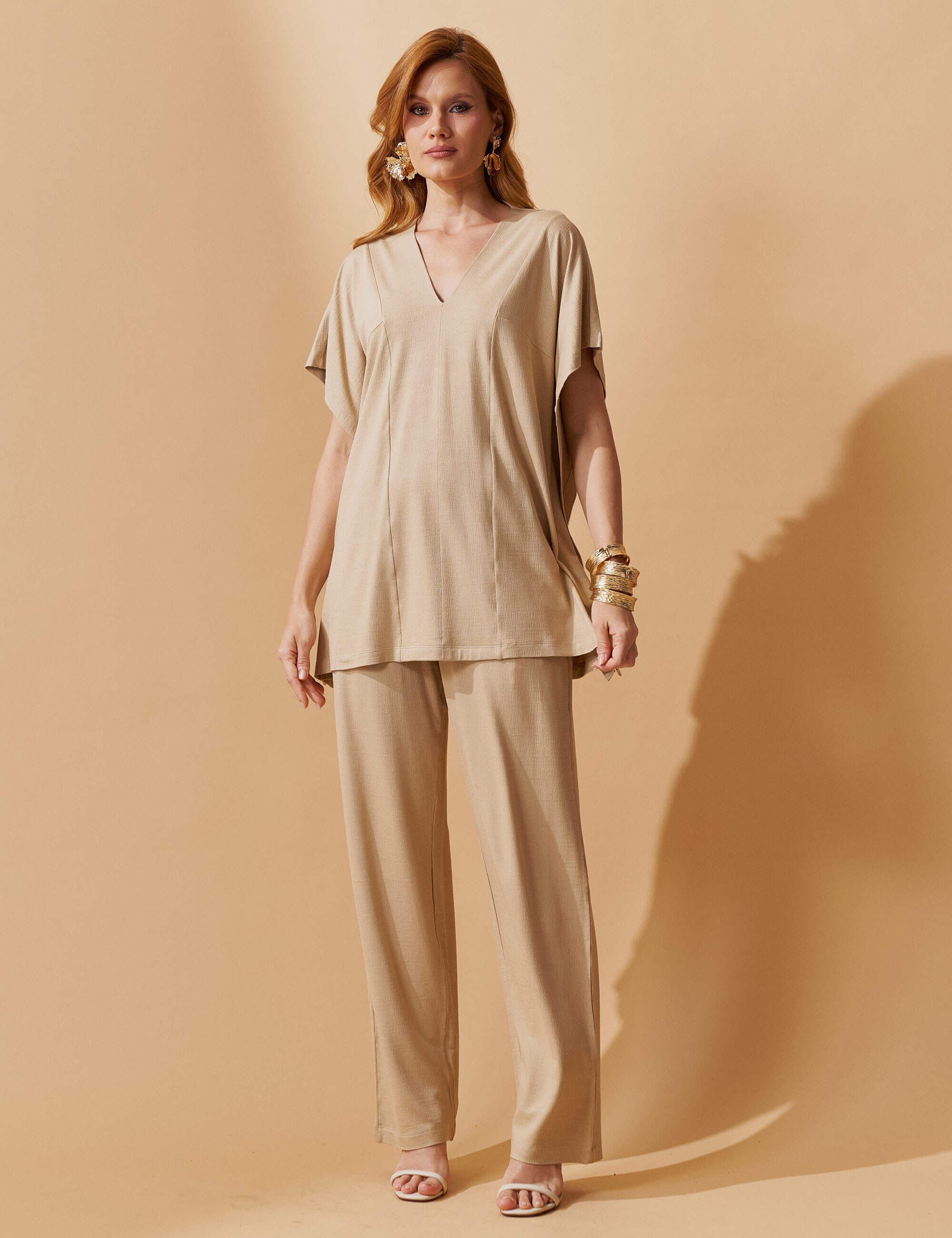 Conjunto Vicenza Glenda Bege MPB