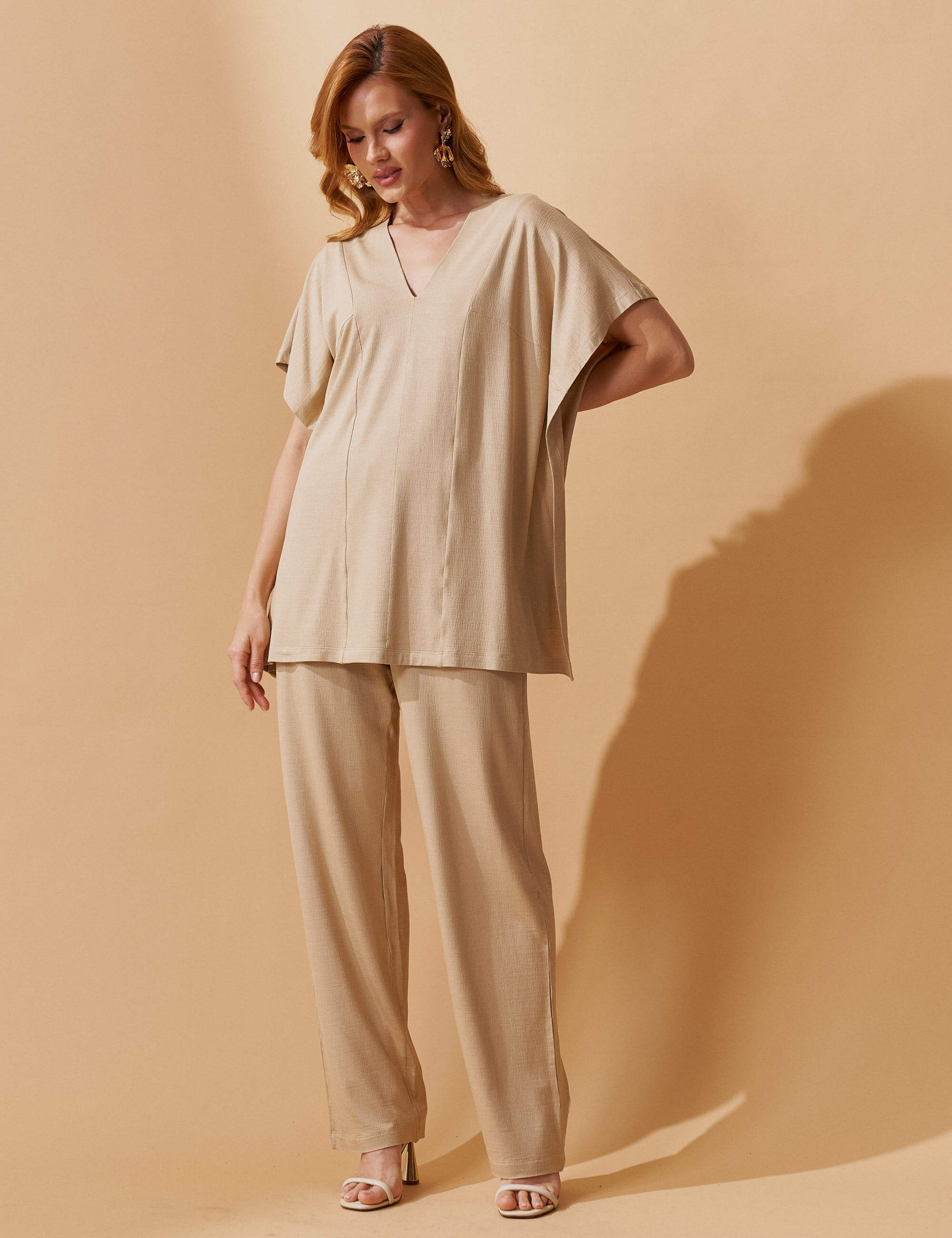 Conjunto Vicenza Glenda Bege MPB