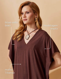 Conjunto Vicenza Glenda Marrom Natureza