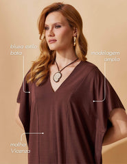 Conjunto Vicenza Glenda Marrom Natureza