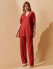 Conjunto Vicenza Glenda Marrom Galápagos