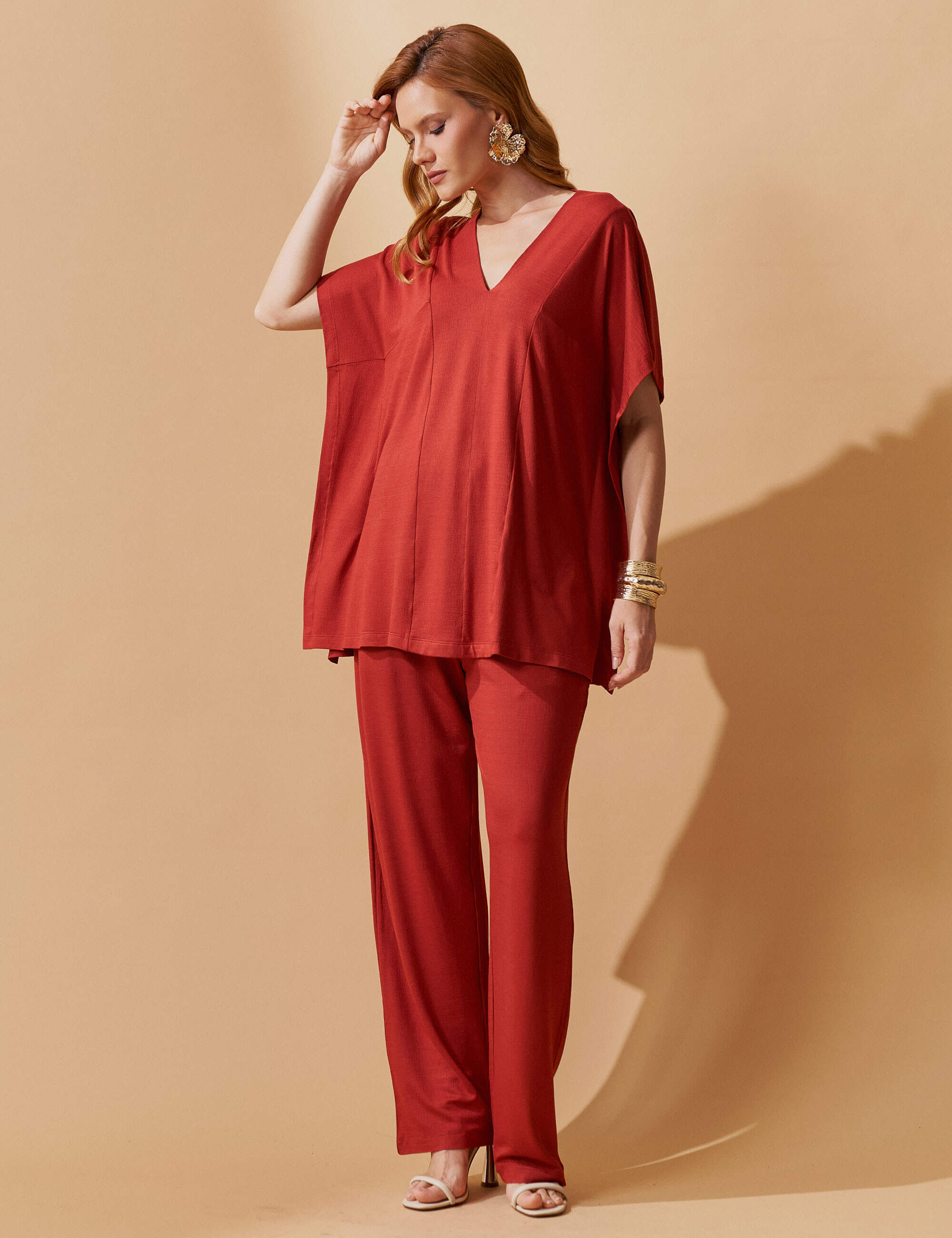 Conjunto Vicenza Glenda Marrom Galápagos
