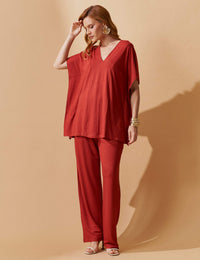 Conjunto Vicenza Glenda Marrom Galápagos