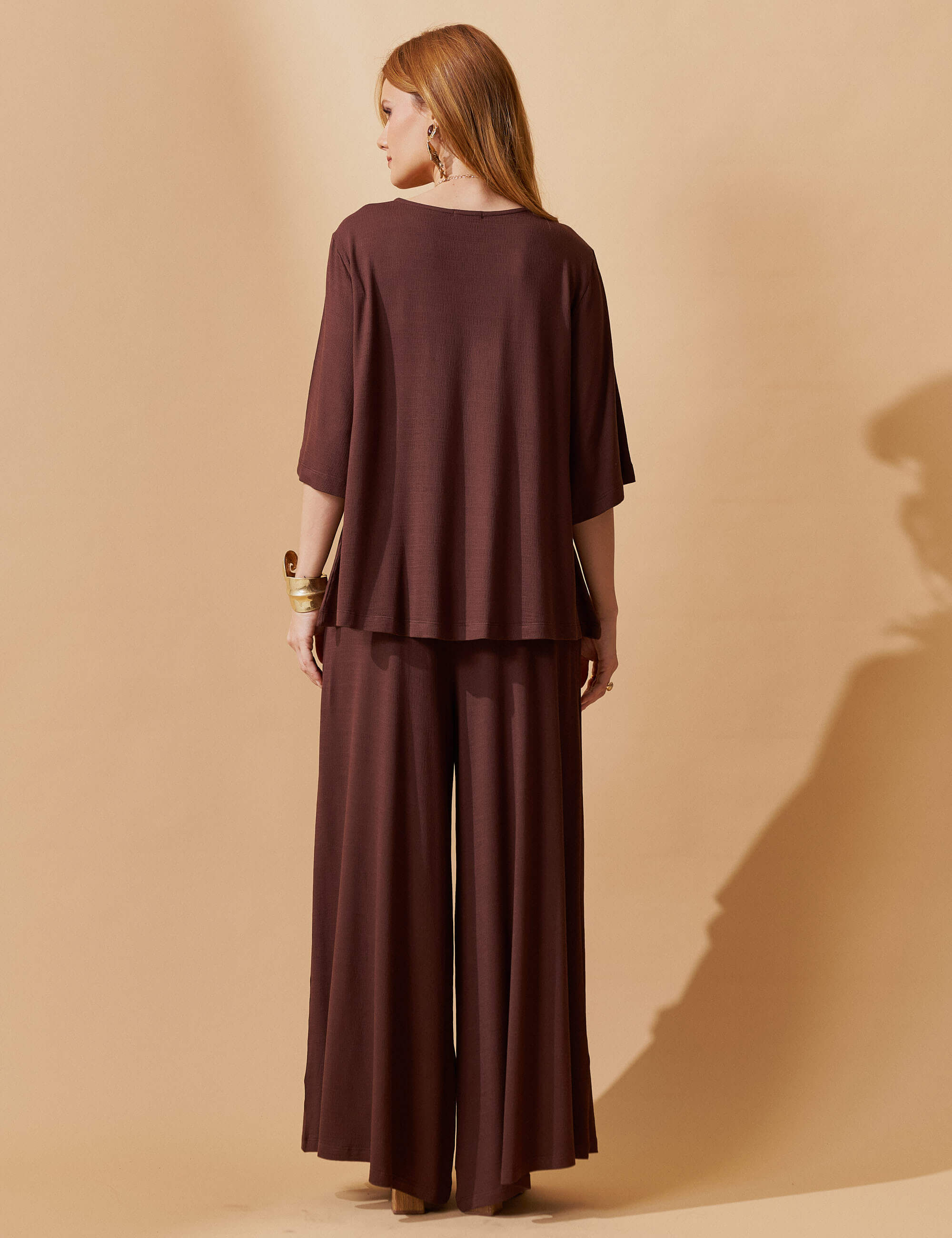 Conjunto Vicenza Gale Marrom Natureza