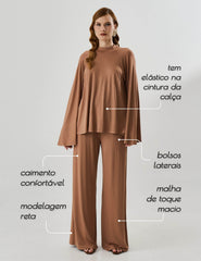 Calça Marluce Mocha Mousse