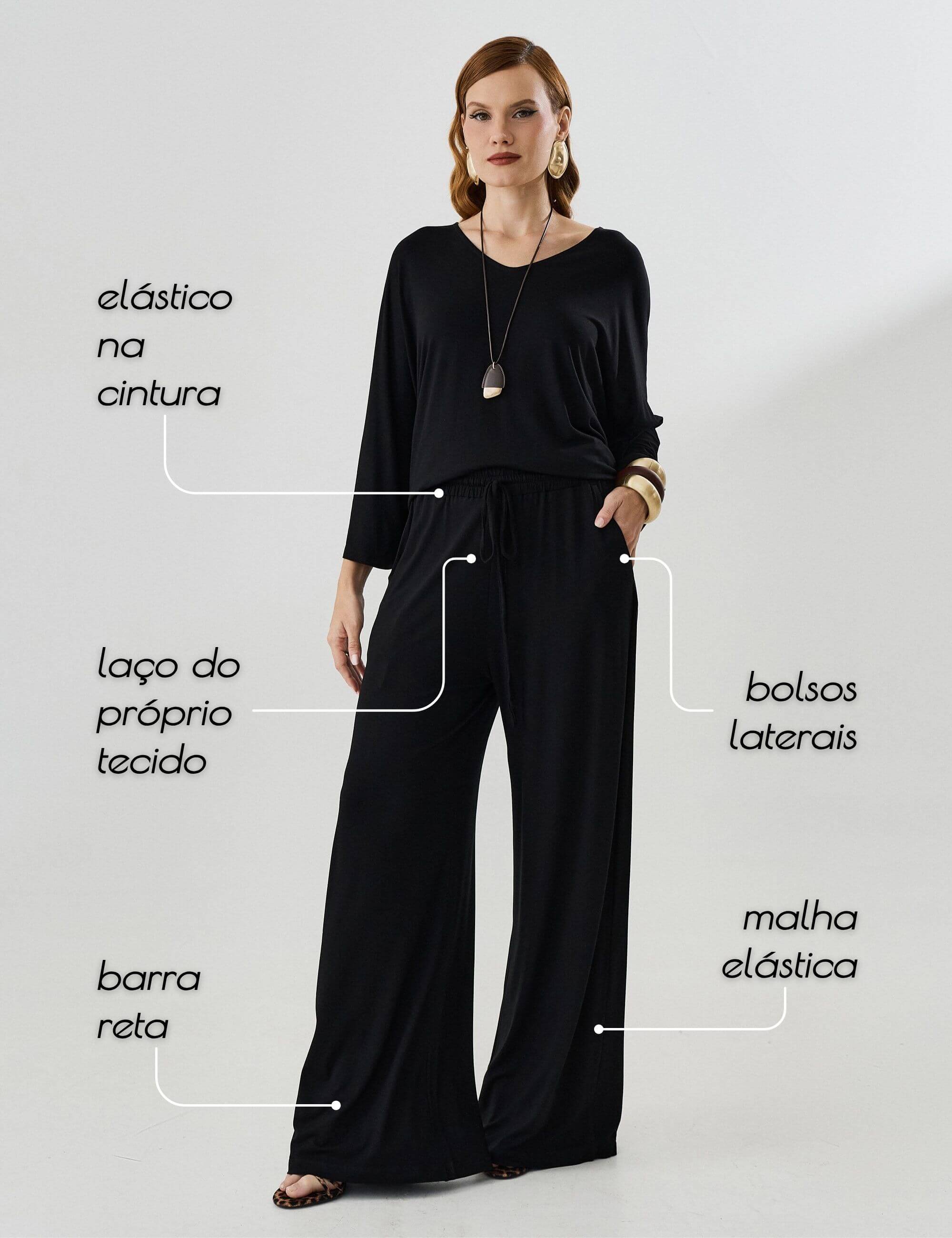 Calça Marluce Preto