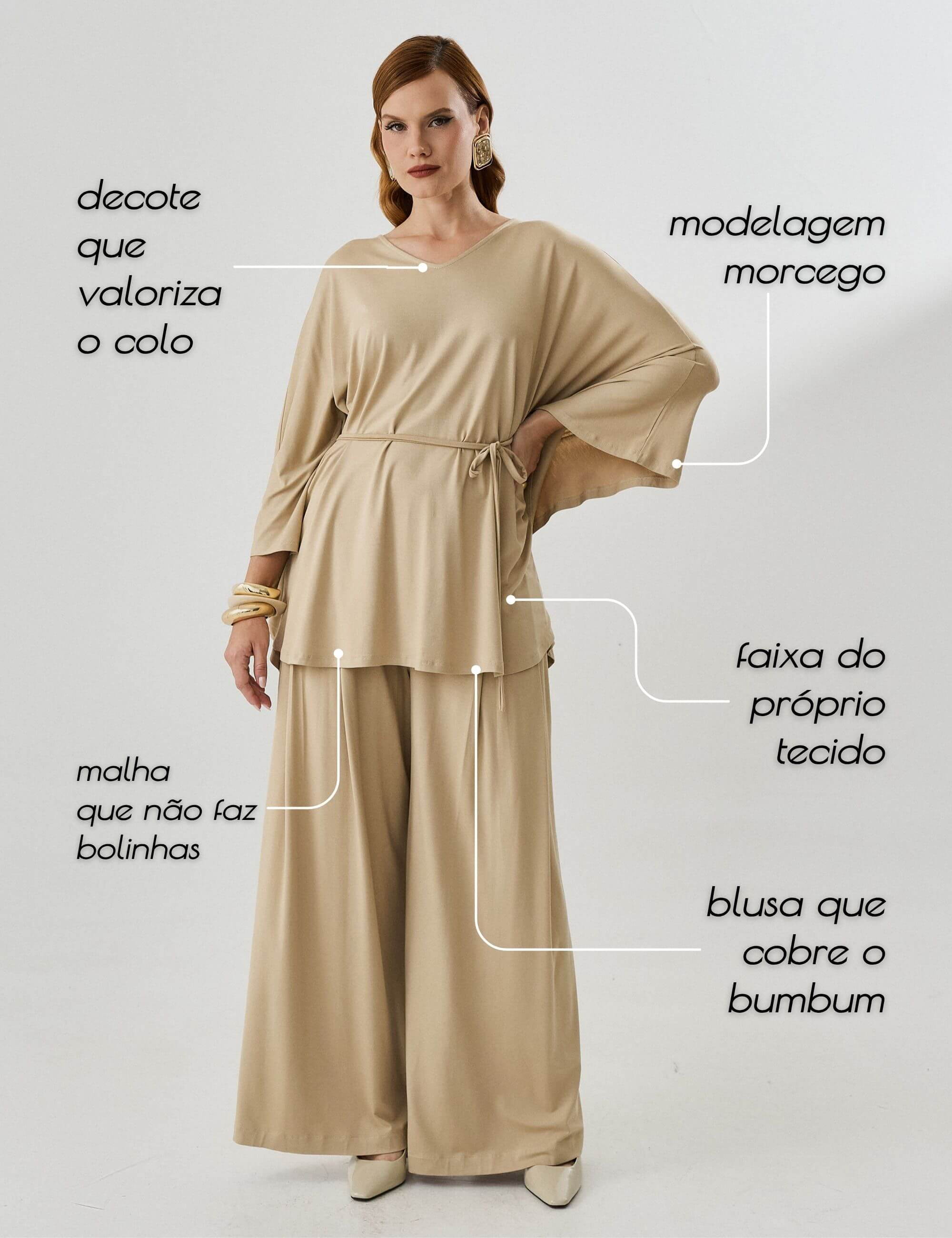 Blusa Moema Bege MPB