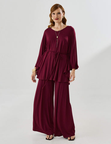 Calça Moema Bordo