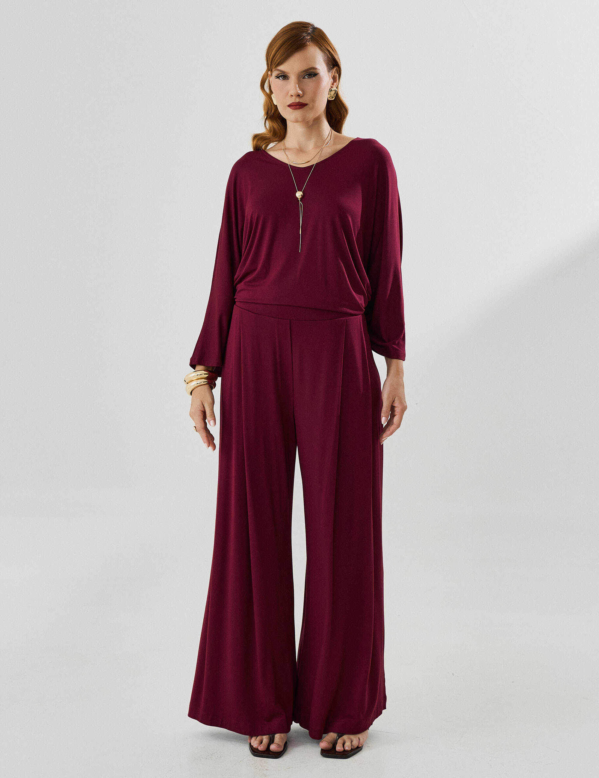 Calça Moema Bordo