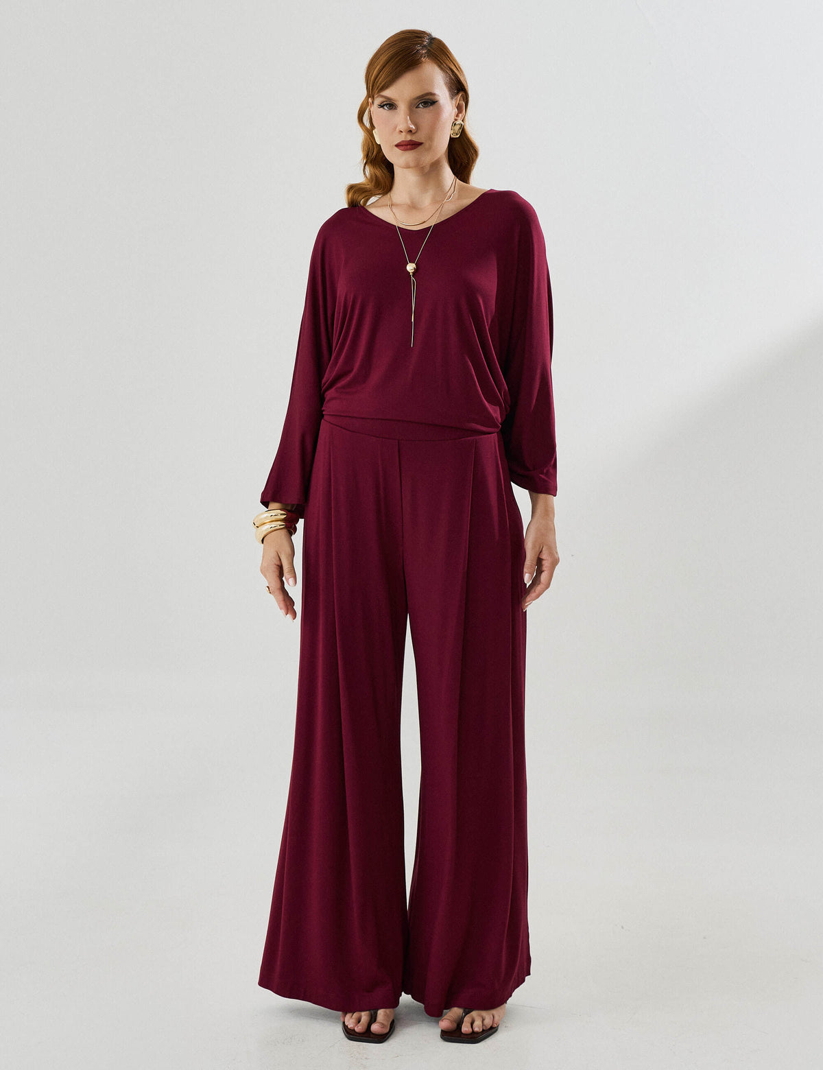 Calça Moema Bordo