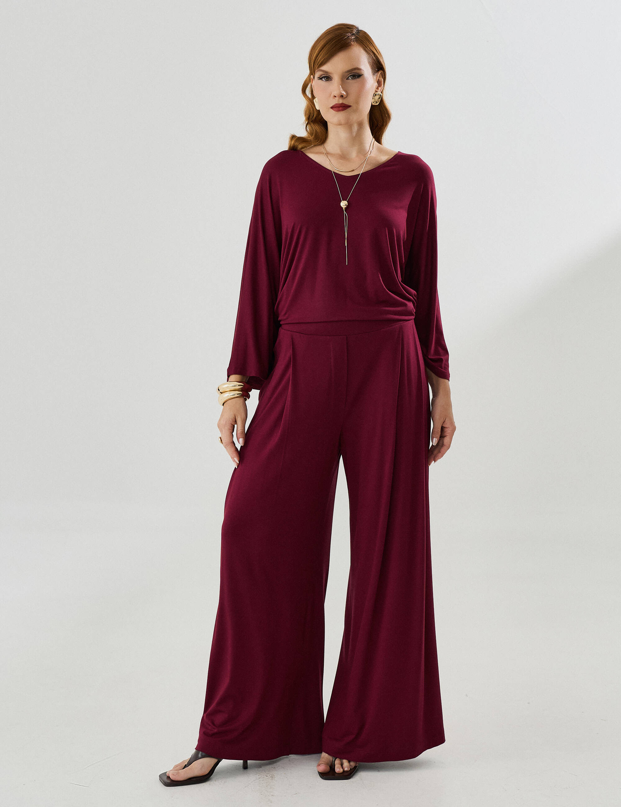 Calça Moema Bordo