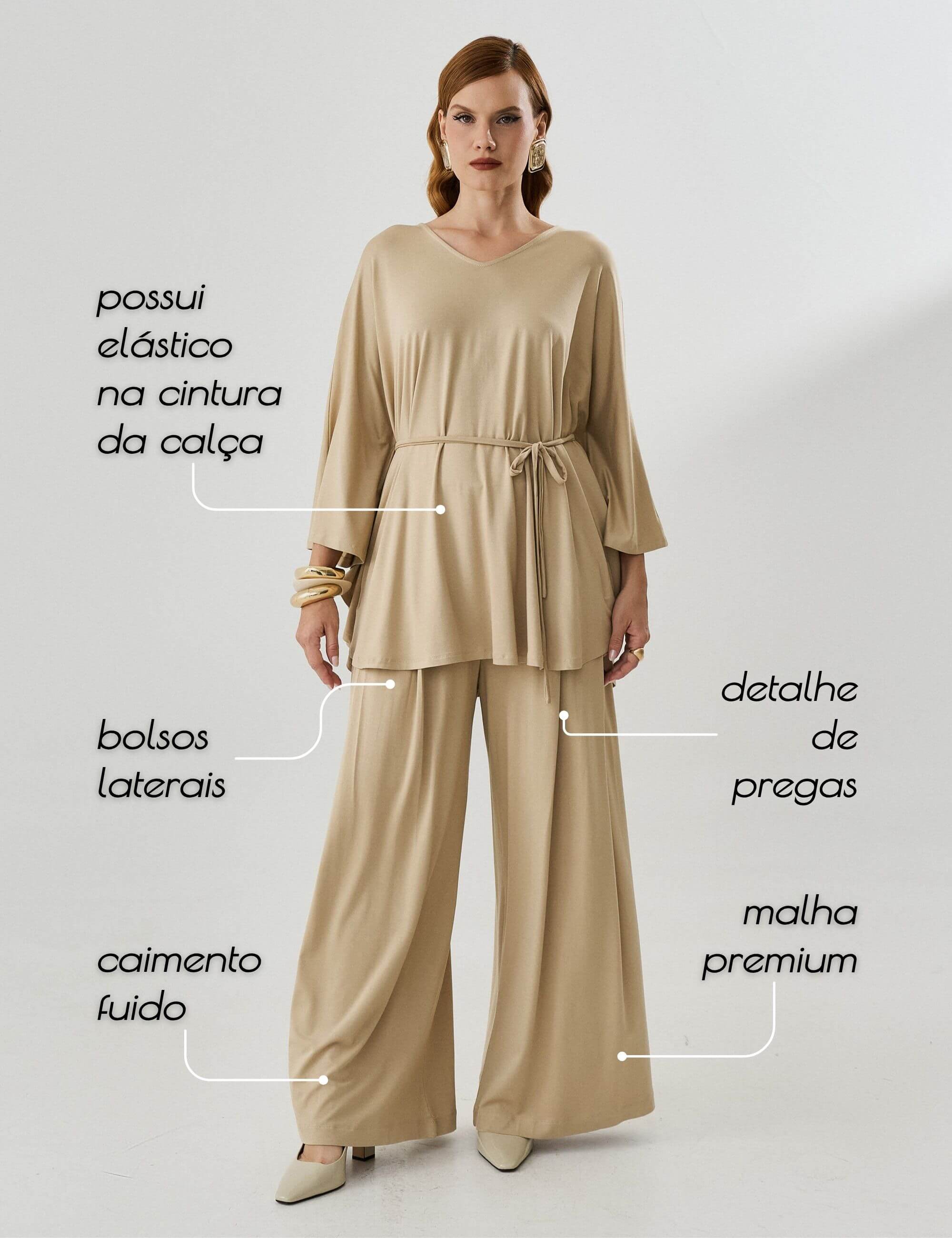 Calça Moema Bege MPB