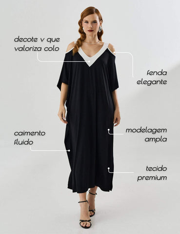 Vestido Mazi Preto