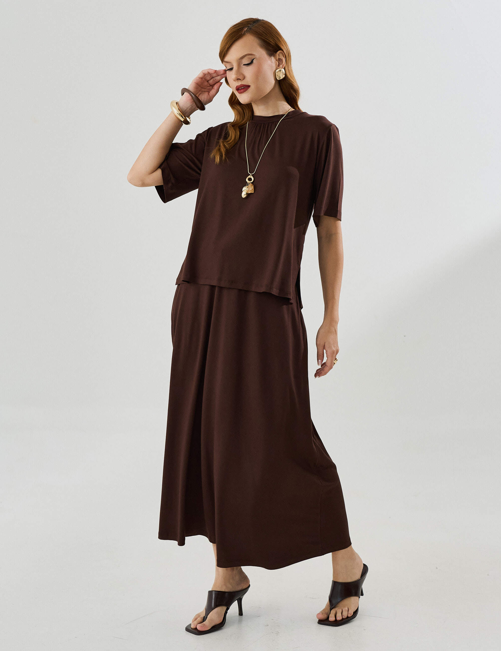 Blusa Magna Marrom Natureza