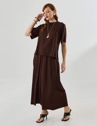Blusa Magna Marrom Natureza
