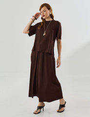 Blusa Magna Marrom Natureza