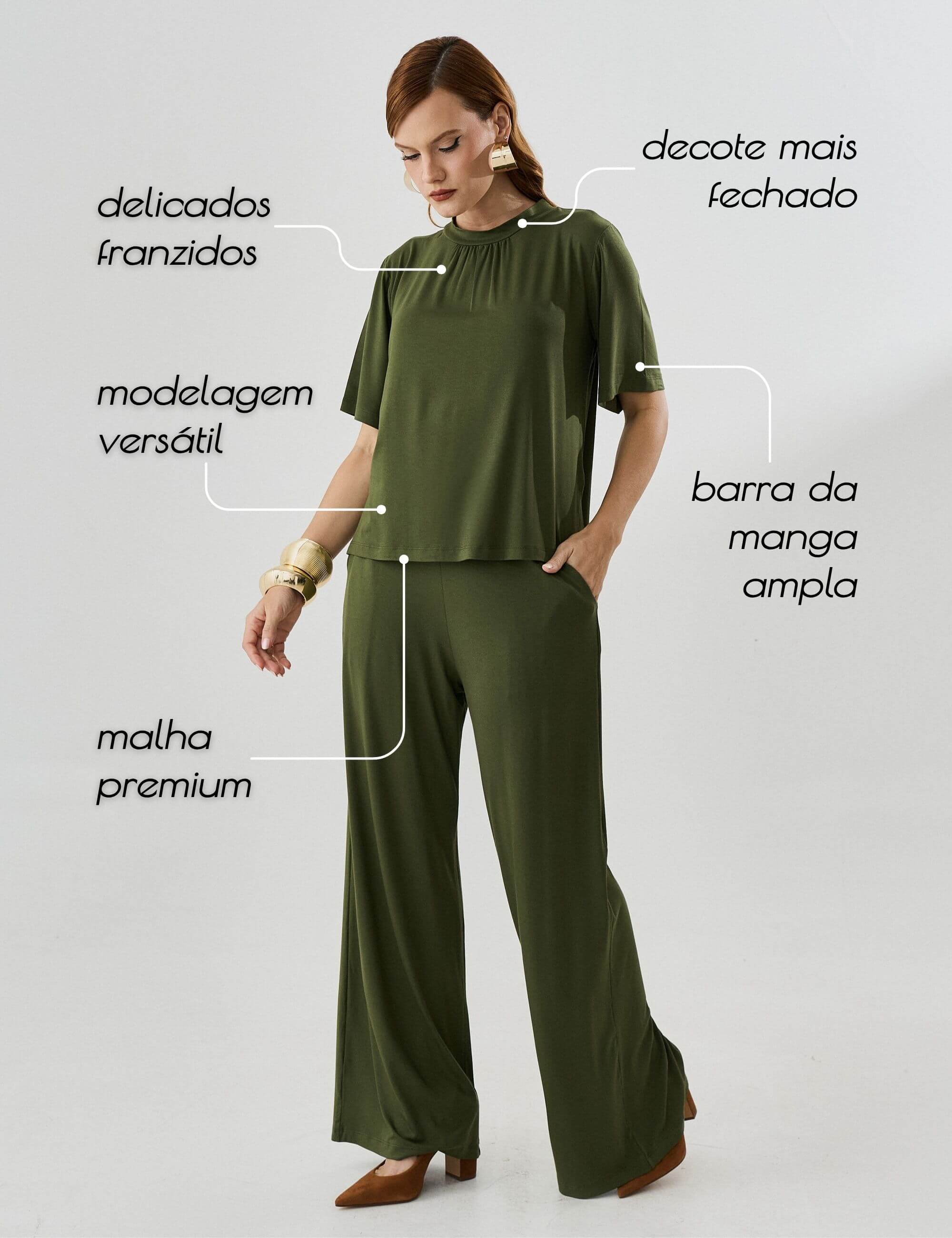 Blusa Magna Verde Country