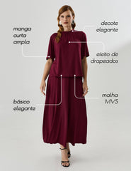 Blusa Magna Bordo