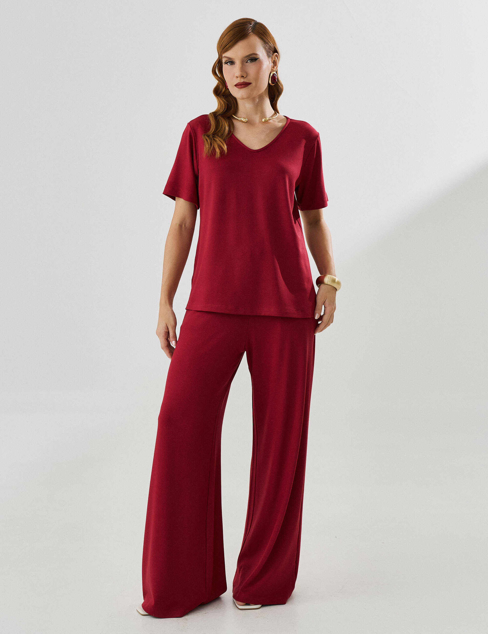Blusa Copenhagem Maura Vermelho Hip Hop