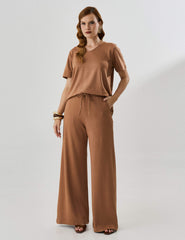 Calça Copenhagem Magali Mocha Mousse
