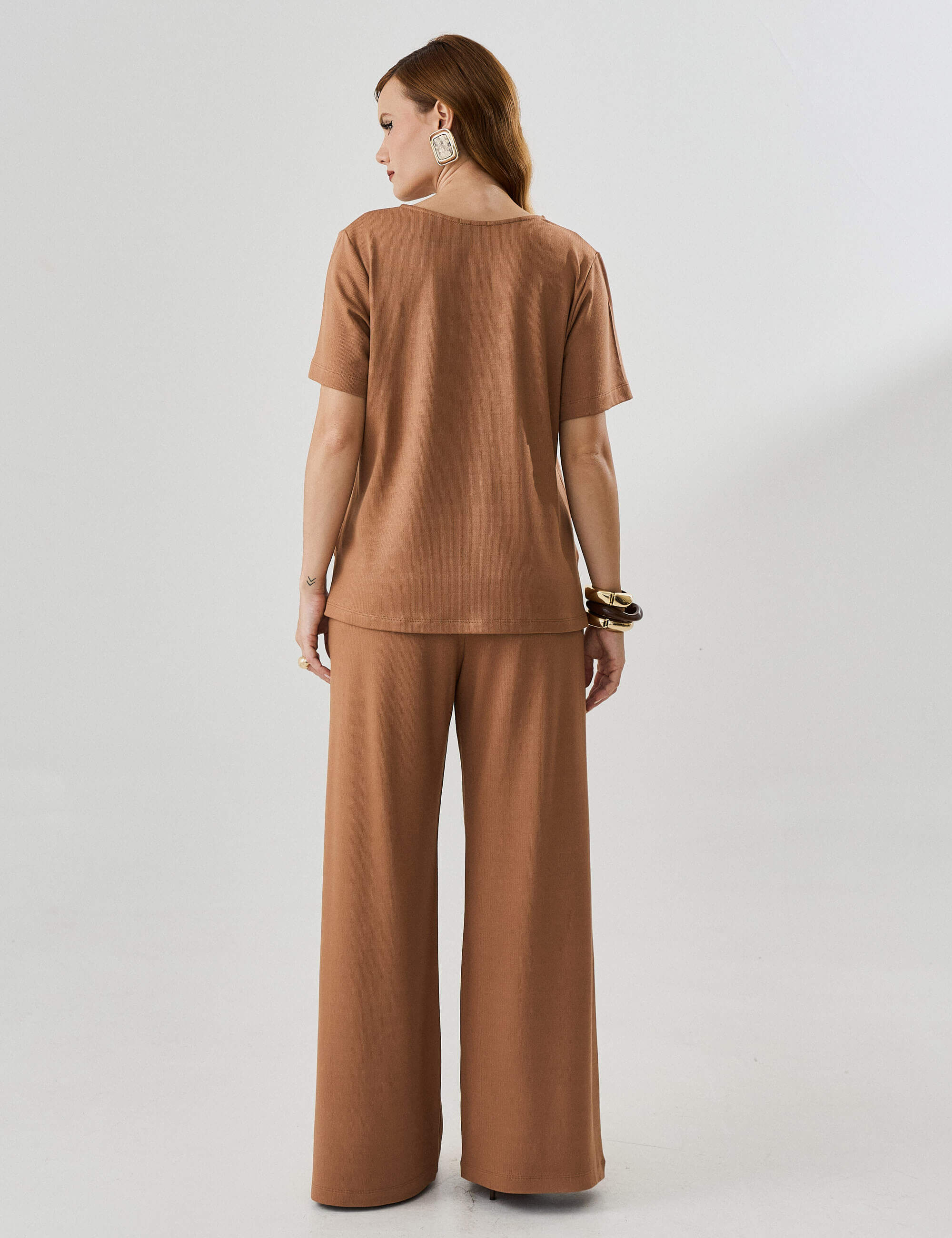 Calça Copenhagem Magali Mocha Mousse