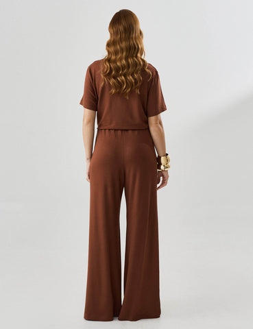 Calça Copenhagem Magali Marrom Tamara