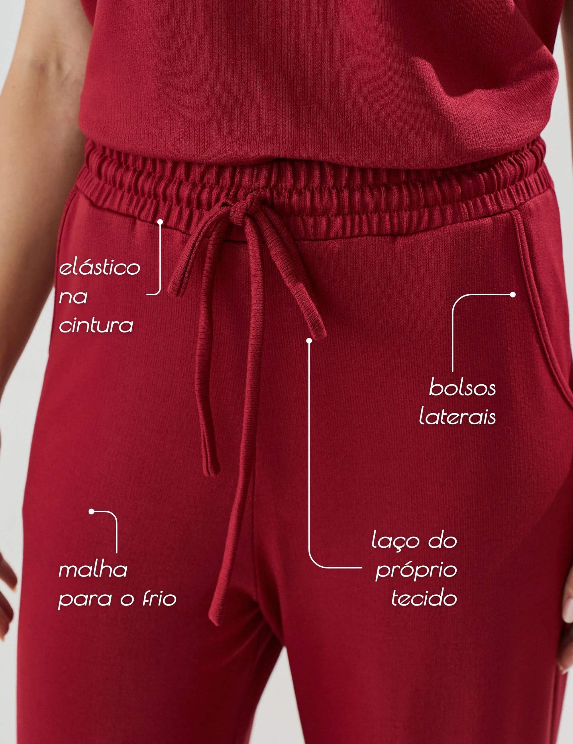 Calça Copenhagem Magali Vermelho Hip Hop