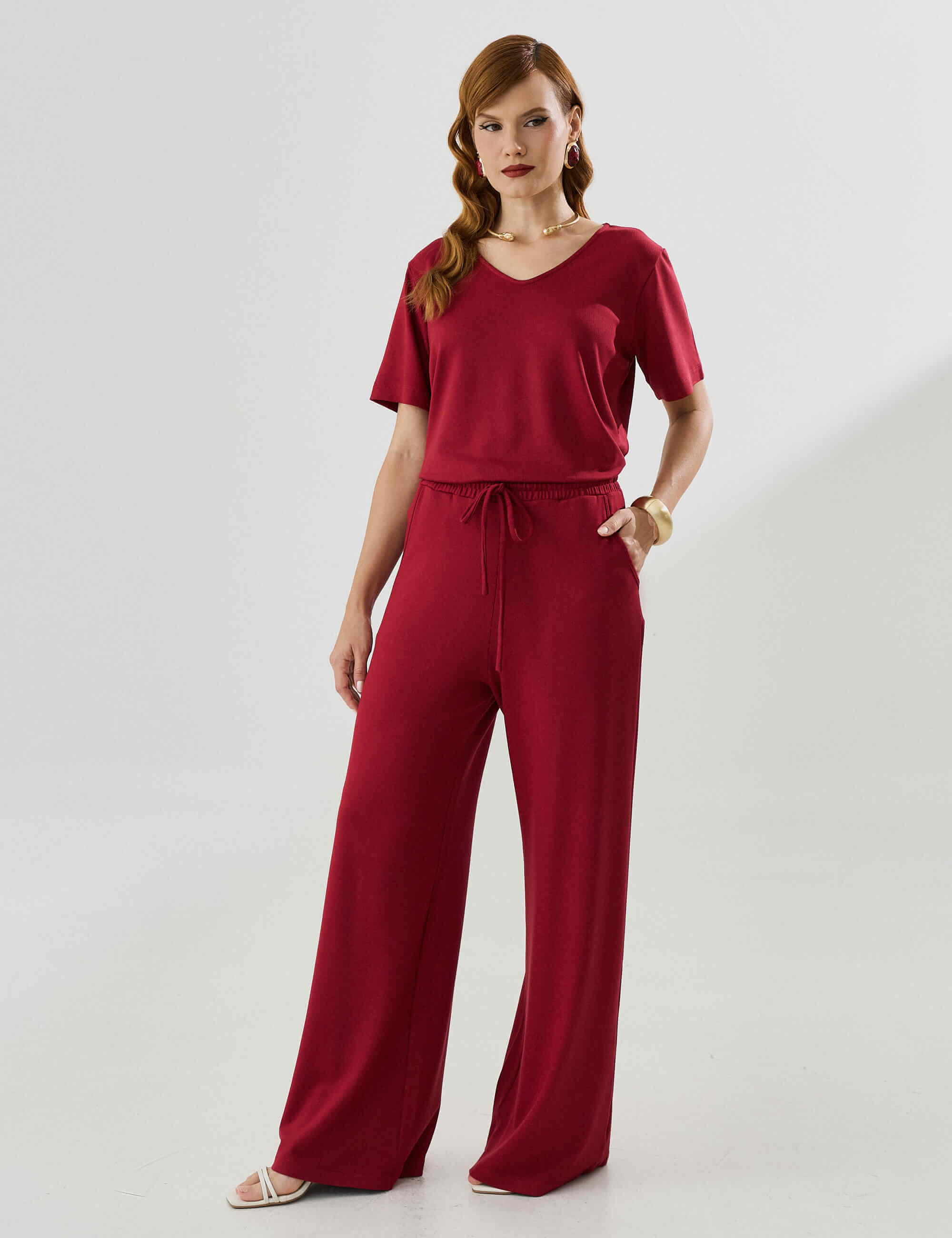 Calça Copenhagem Magali Vermelho Hip Hop
