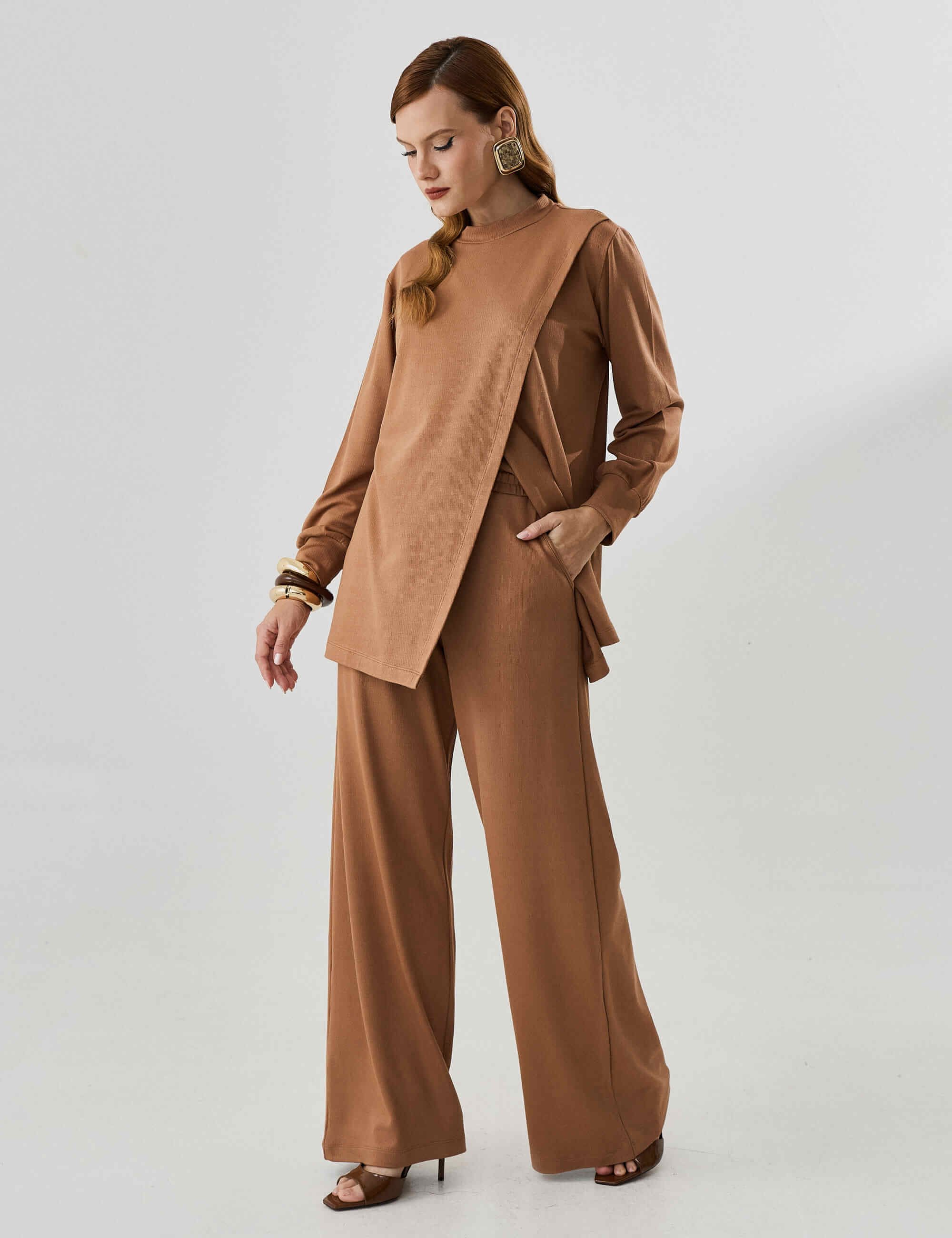 Blusa Copenhagem Meire Mocha Mousse