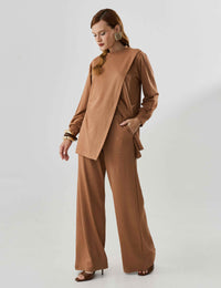 Blusa Copenhagem Meire Mocha Mousse