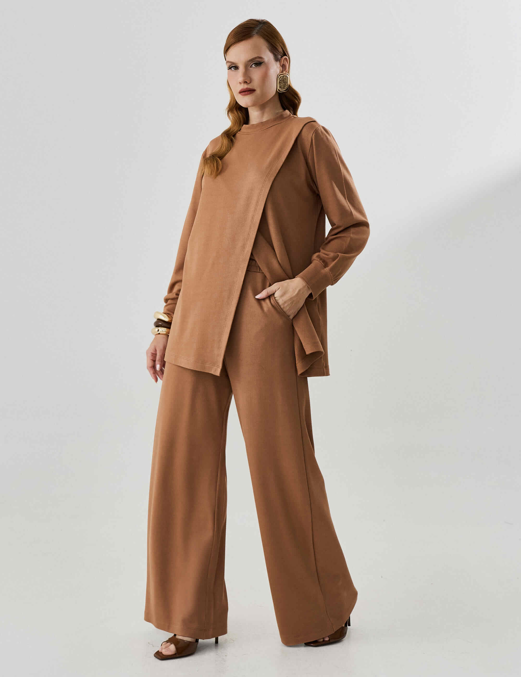 Blusa Copenhagem Meire Mocha Mousse