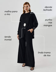 Blusa Copenhagem Meire Preto